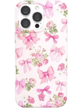 Velvet caviar - Posie Pink Bow iPhone Case
